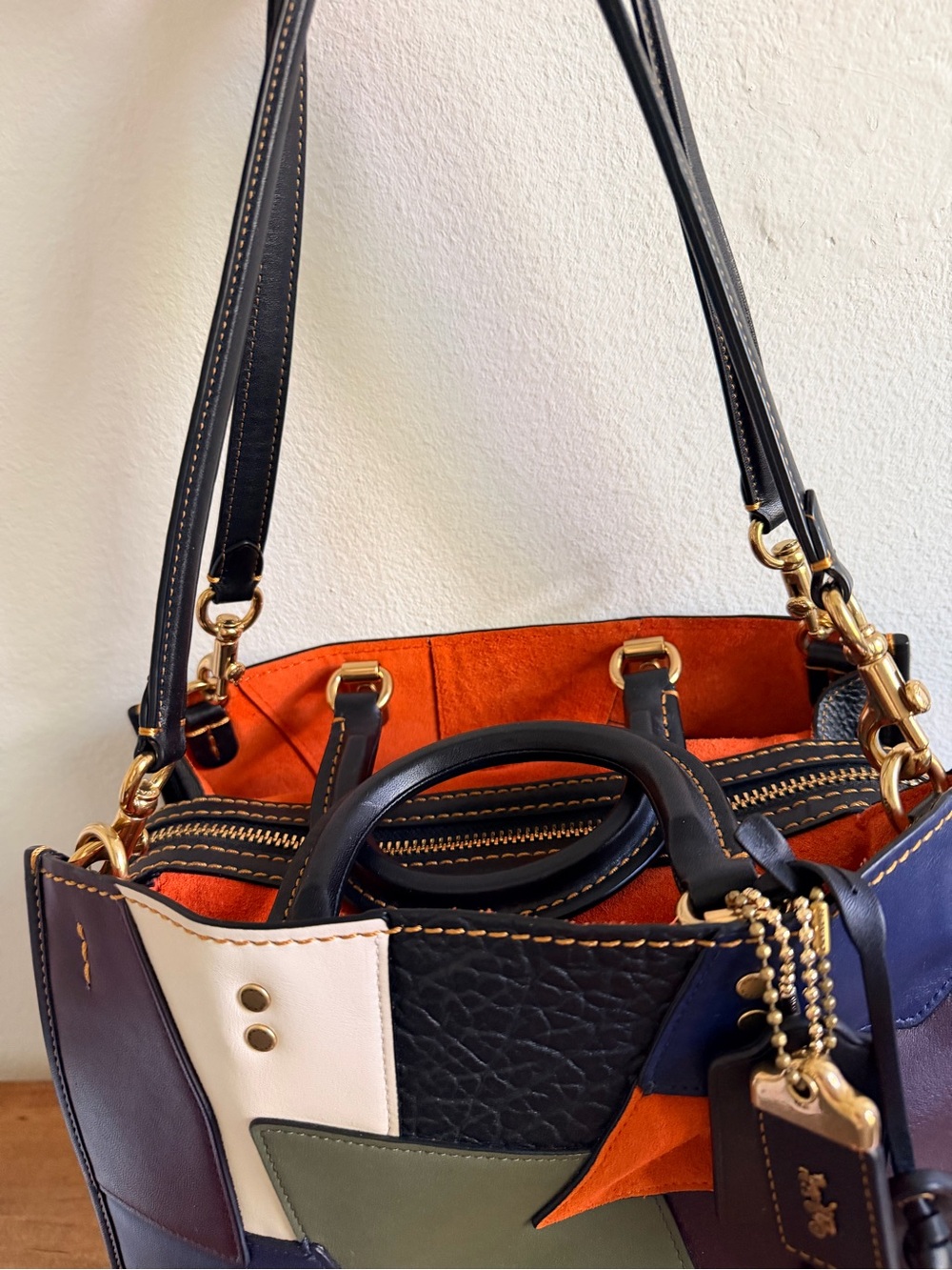 Coach Rogue Patchwork Handbag - Picture 5 of 12